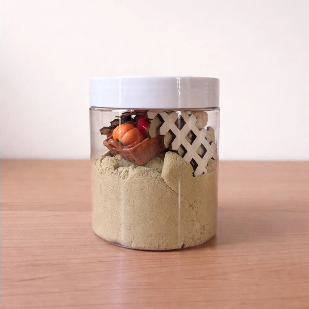 Veggie Garden Themed Kinetic Sand‎ Jar